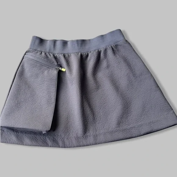 NWT NIKE SPORTSWEAR Tech Pack Oil Grey A-Line Pocket Mini Skirt - Picture 3 of 16